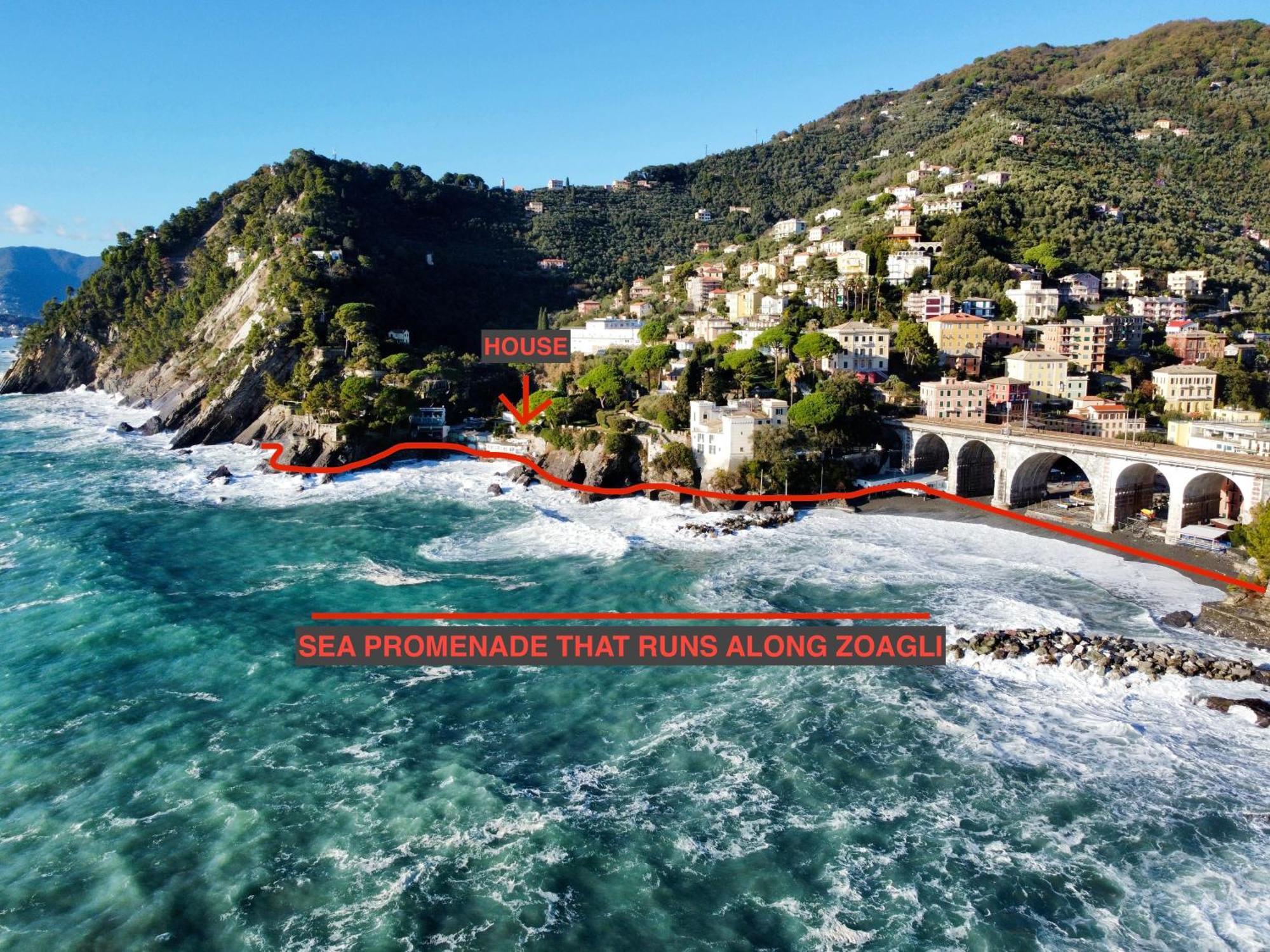 Un Passo Dal Mare Apartment Zoagli Exterior photo